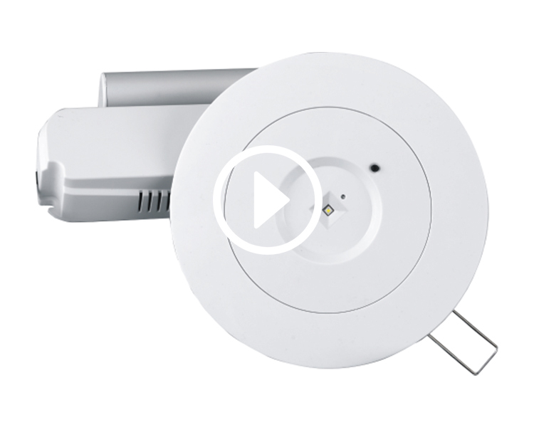 D40-R-2 LED dióda Downlight Núdzové príslušenstvo