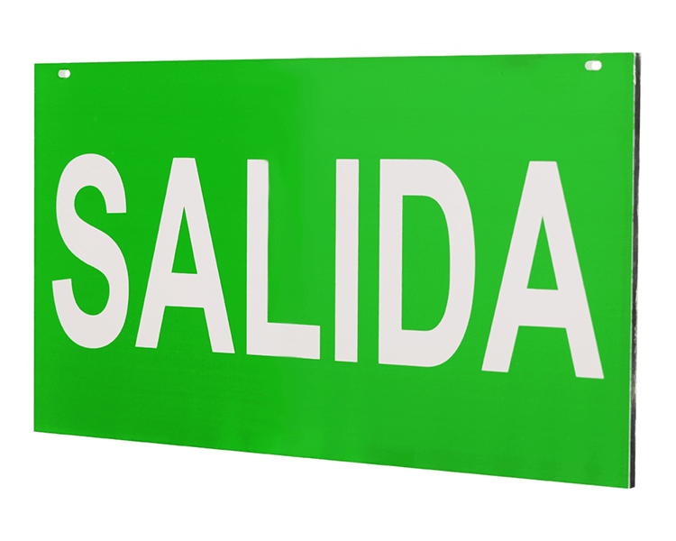 Salida znamienko akrylový panel
