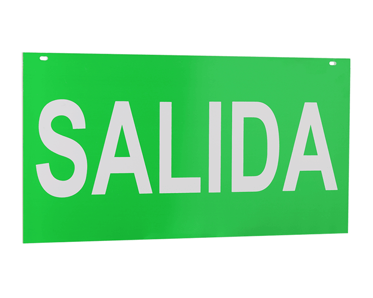 Salida znamienko akrylový panel