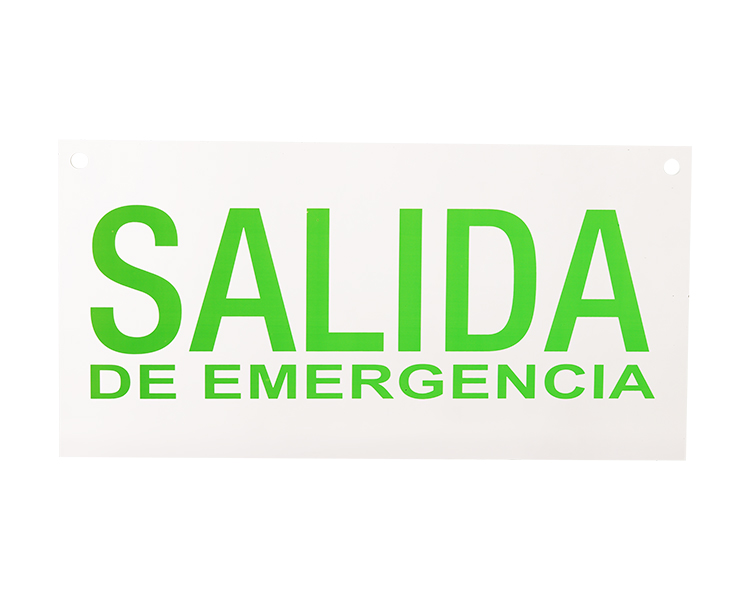 Panel Salida Exit Sign
