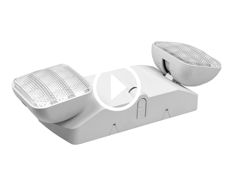 Jleu3-twin hlava LED núdzové svetlo