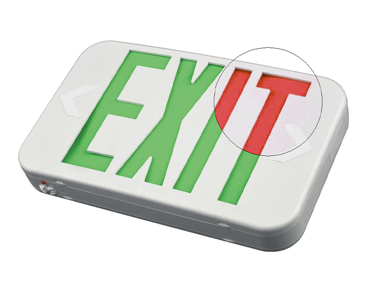 Ezxteu2bcwem (ezcxteu2bcwem) -bi-color Compakt veľkosť LED exit